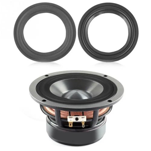 378mm Rubber Speaker Surround – Replacement Suspension Edge for 4–12 inch Speakers, Black Repair Accessory