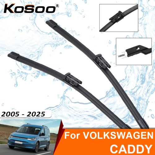 와이퍼 블레이드·고무 리필 for VW 폭스바겐 Caddy 2K (2005–2025) — 리어(리어도어) 및 전면용