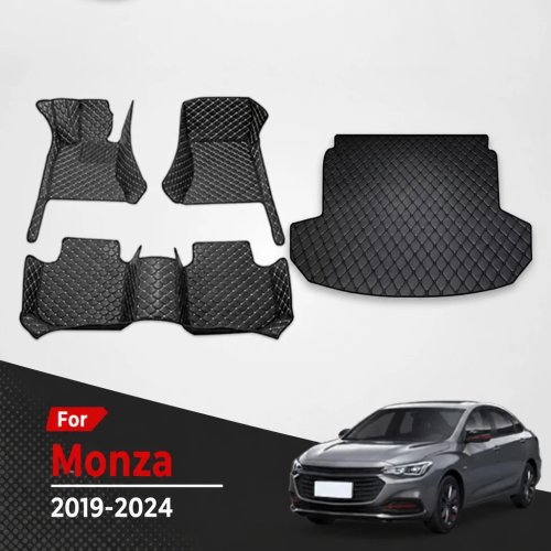 พรมปูพื้นรถยนต์และท้ายรถสำหรับ Chevrolet Monza 2019-2024 อุปกรณ์ภายในกันน้ำ
