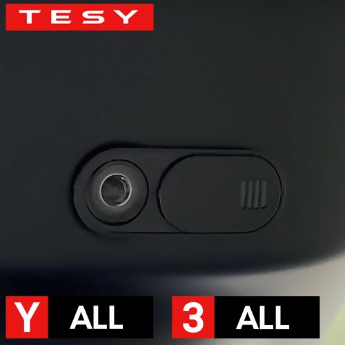 Крышка камеры TESY для Tesla Model Y/3/Cybertruck — сдвижная шторка приватности для камеры авто и ноутбука
