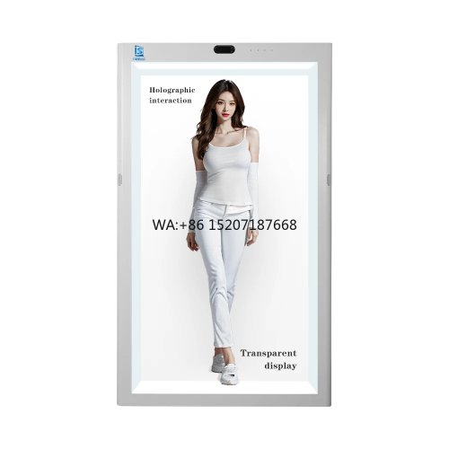 Transparent LCD Advertising Display 32/55/65/75/86-inch — Outdoor Hologram Box Showcase (OEM)