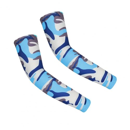 Kids UV Protection Arm Sleeves — Compression Sun Sleeves for Outdoor Sports