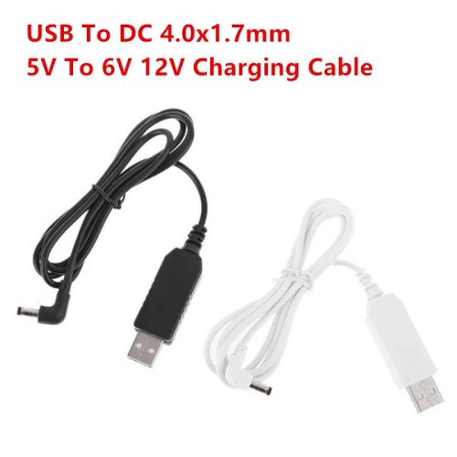 USB до DC кабель живлення 4.0x1.7mm 5V 1A 6V 12V для PSP 1000/2000/3000, колонок, роутера, LED