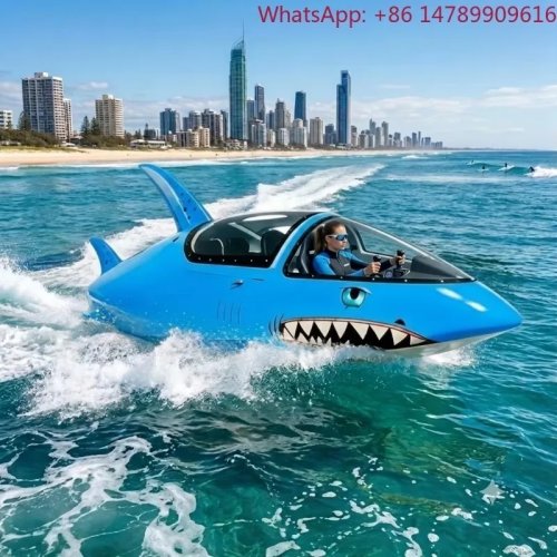 Kapal Selam Semi-Submersible Seabreacher Shark Submarine - 197HP Jet Boat Performa Tinggi untuk Olahraga Air Ekstrem