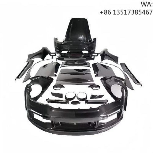 Bộ body kit bảo vệ nắp ca-pô bằng carbon khô (dry) cho Porsche 911 (992) — kiểu TC Stinger GTR