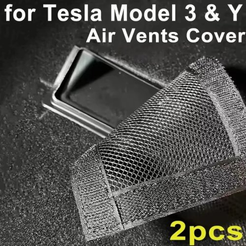 ฝาครอบช่องลมใต้เบาะสำหรับ Tesla Model 3/Y – ตาข่ายกันฝุ่น ป้องกันการอุดตัน