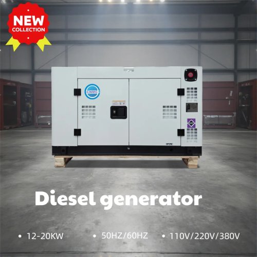 CNMC stille dieselgenerator 10/15/20 kW, 50/60 Hz, 110/220/380 V (230 V), tweecilinder, verticaal