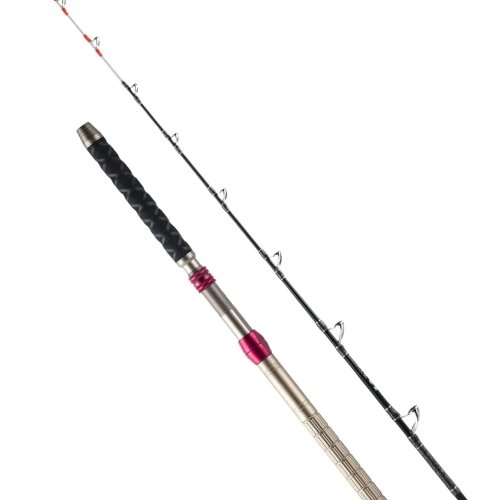 Goture 1.8m Deep-Sea Trolling Fishing Rod – Fuji Guides, Solid Tip, Anti-Twist Jigging Rod, 28 kg Max Drag — Boat/Big Game