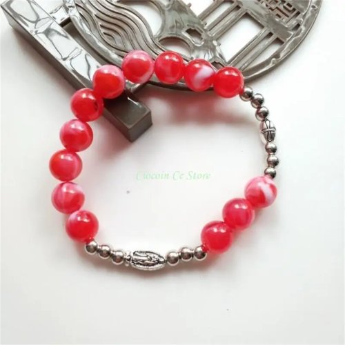 Gelang Rosario Katolik X90F - Gelang Doa Meditasi untuk Pria dan Wanita