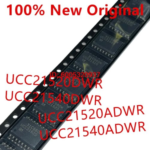 ゲートドライバIC 10個セット UCC21520/UCC21540/UCC21520A/UCC21540A（DWRパッケージ）