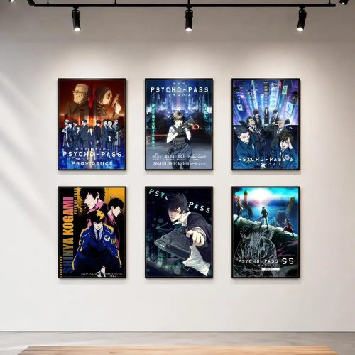 Poster Anime Psycho Pass, Tranh Treo Tường Nghệ Thuật cho Phòng Khách