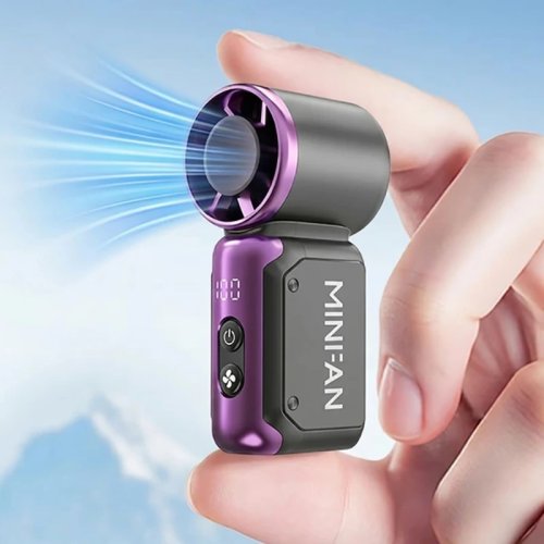Mini przenośny wentylator USB — kieszonkowy, ładowalny przez USB, na podróż, na zewnątrz i do biura