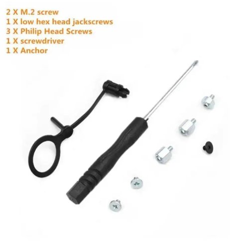 Set de Tornillos y Tuercas Separadores para SSD M.2 para Placa Base