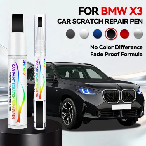 Car Paint Repair Pen Touch Up Scratch Remover DIY Auto Accessories For BMW X3 Blue C1M White 490 Black 475 Red C06 Silver B66