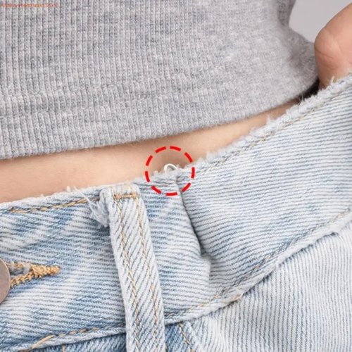 Nút cố định váy có thể điều chỉnh, không cần may – kẹp/khóa eo