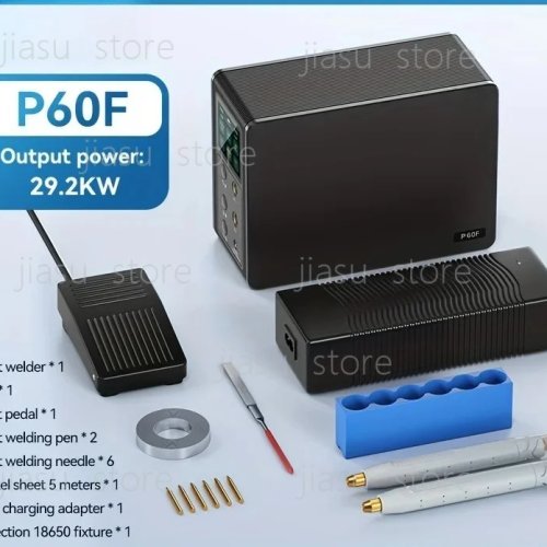 جهاز لحام نقطي بمكثف P20B/P30C/P60F لخلايا بطارية 18650 ليثيوم