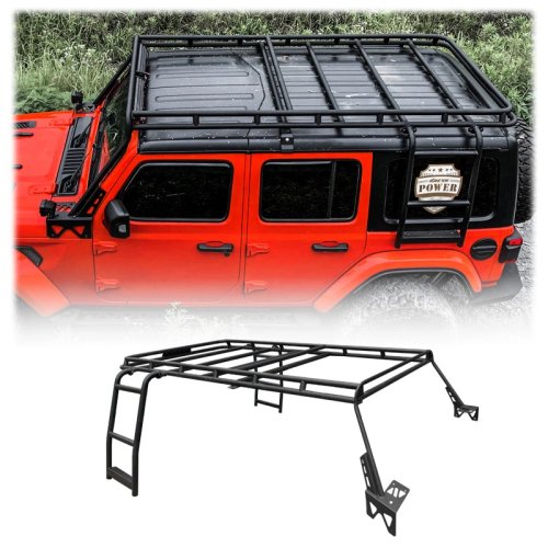 KRESH 4x4 Auto Parts Suporte de tejadilho Axe para Jeep Wrangler JL/JLU 2018-2024 - Melhoria da carroçaria