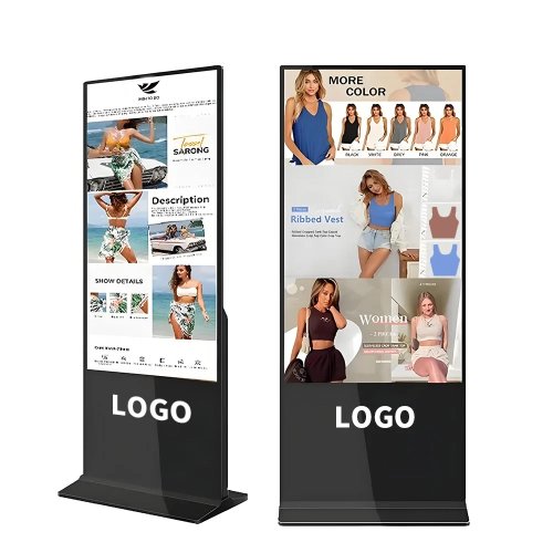Ekran reklamowy totem LCD 4K 43–55 cali do sklepów