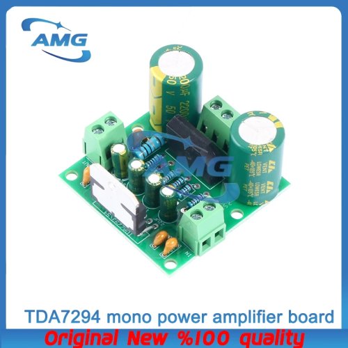 Placa amplificadora digital HXY 100W TDA7294/TDA7293 módulo amplificador áudio mono 12–32V para colunas DIY