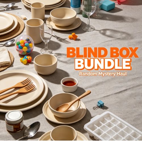 Mystery Household Tableware Blind Box – Random Surprise Dining Set