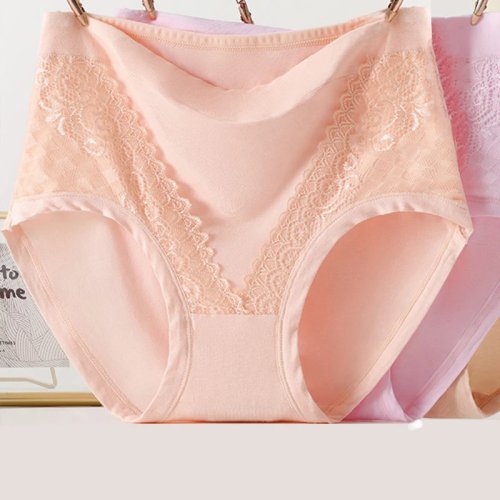 1 szt. Majtki damskie z modalu, wysoki stan, plus size, oddychające, gładkie