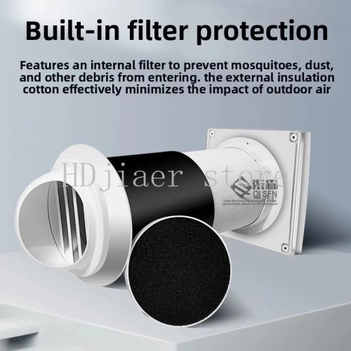 Unidad de ventilación con recuperación de calor para una habitación, control Wi‑Fi — ventilación para baño/hogar