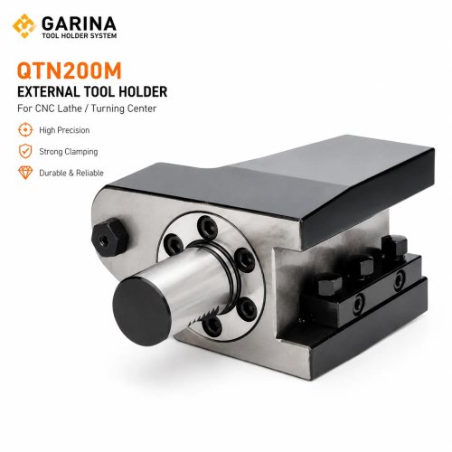 Gá giữ dao có động cơ Mazak QTN cho máy tiện CNC, gá dao dẫn động theo trục ngang/trục dọc cho tiện và phay