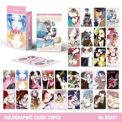 Set van 30 NANA manga HD-fotokaarten — Komatsu Nana & Oosaki LOMO-verzamelkaarten, cadeau voor fans