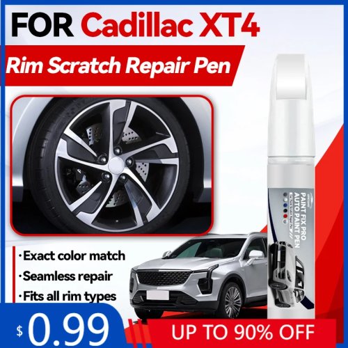 Wheel Hub Touch Up Paint Pen for Cadillac XT4 - Car Paint Repair Scratch Remover, DIY Auto Accessory