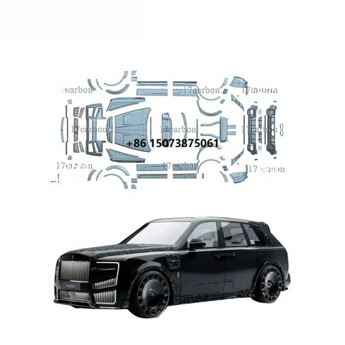 Bộ Body Kit Mansory Carbon Rèn cho Rolls-Royce Cullinan 2019-2025 Nâng cấp Cản Trước và Sau