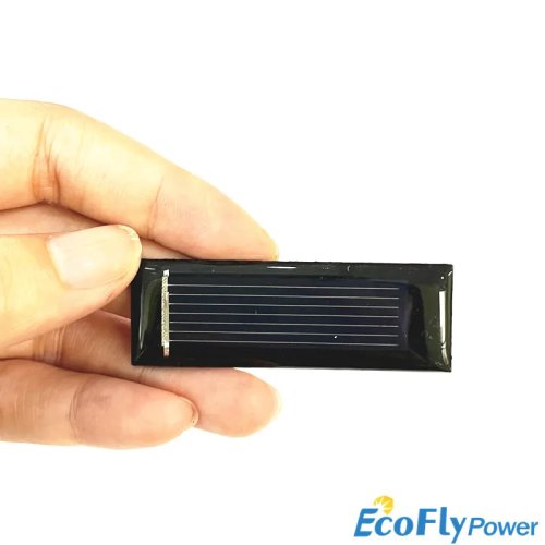 Mini polykristalline Solarzelle 0,5 V 160 mA 53×18 mm für DIY-Hutlüfter