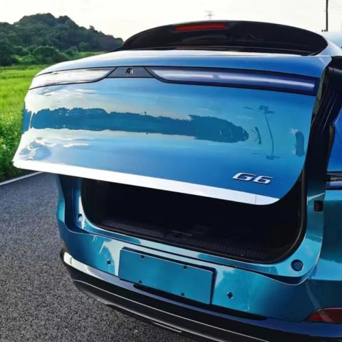 Pelindung ambang bagasi XPeng G6 (2023-2025) - plat anti-gores baja tahan karat