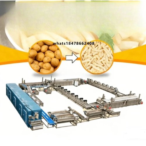 Linea di produzione di patatine fritte surgelate di capacità media – Impianto automatico per la lavorazione della patata