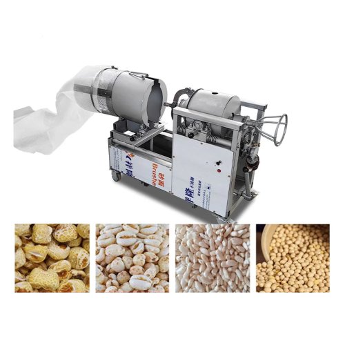 Machine à souffler automatique à air chaud pour riz, céréales, blé, maïs avec sécheuse