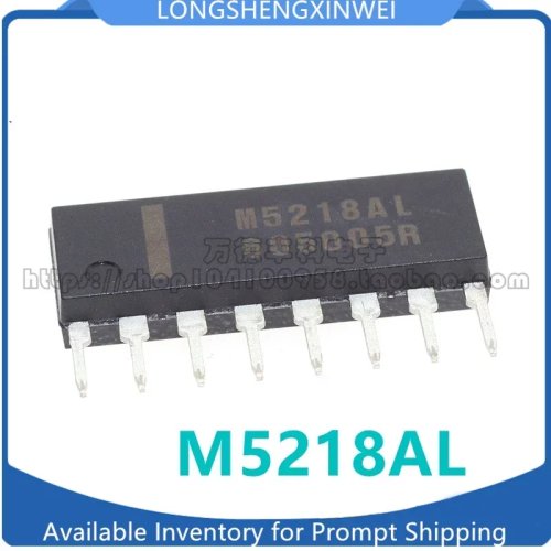 1 unid. M5218AL/M5218L encapsulamento ZIP, CI driver 2 canais (low-side), novo