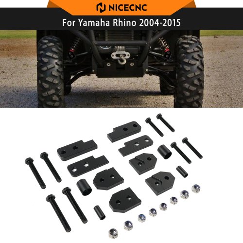 NiceCNC Aluminum Lift/Raiser Kit for Yamaha Rhino 450/660/700 (2004–2015) — Easy Bolt-On UTV Lift Kit