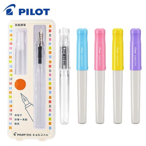 PILOT KaKuno Smile перьевая ручка для детей — милый дизайн, подходит для школы и в подарок