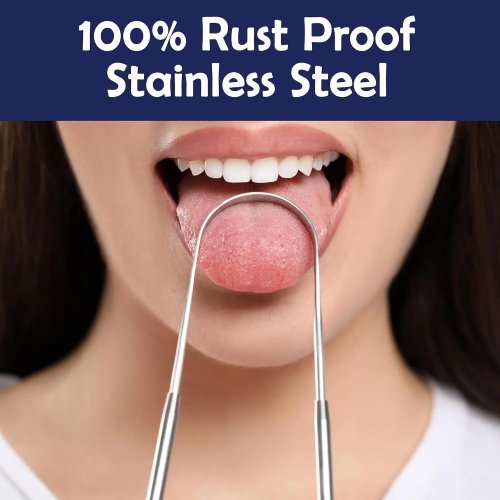 Bộ 3 Cây Vệ Sinh Lưỡi, Dụng Cụ Cạo Lưỡi Inox Không Gỉ Chăm Sóc Răng Miệng, Loại Bỏ Mảng Bám và Cải Thiện Vị Giác