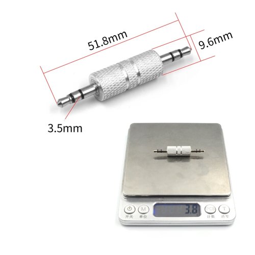 Cable de audio estéreo 3,5 mm macho a macho — cable auxiliar para auriculares e instrumentos