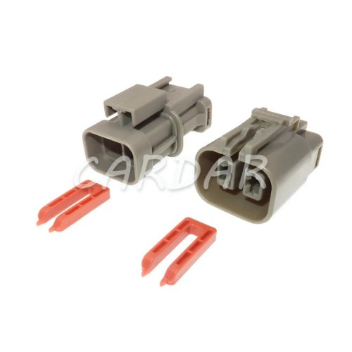 1 Conjunto conector 2 pinos de alta corrente para alternador/gerador (7223-6224-40, 7122-6224-40) – ficha/soquete para fiação automóvel (ventoinha/AC)