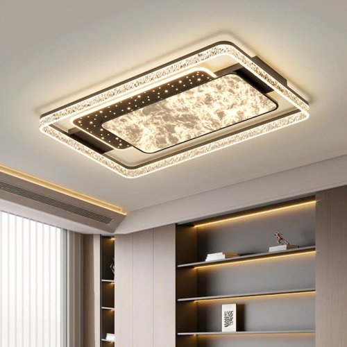 Lampu LED Pintar Plafon, Bisa Diredam Gaya Nordik untuk Kamar Tidur, Ruang Tamu, Salon - Pencahayaan Dalam Ruangan