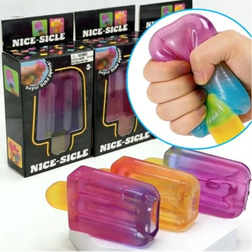 Kubus Schylling Needoh Popsicle Blind Box - Mainan Squishy Sensorik Anti Stres, Objek Peras Anti Cemas, Kado Ulang Tahun