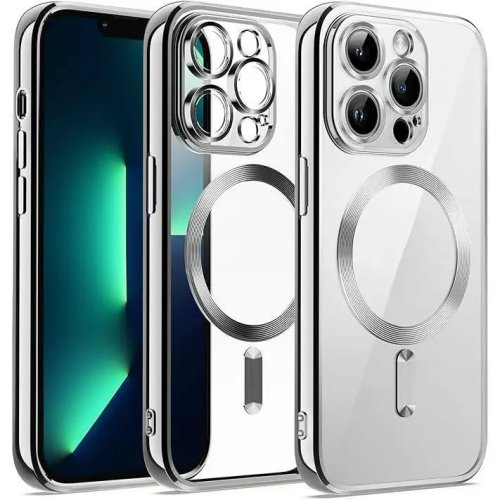 Magnetische elektro-geplateerde TPU-hoes voor iPhone 11/12/13/14/15/16/17 (Pro/Pro Max) — ultradun, schokbestendig en krasbestendig met ingebouwde lensbeschermer