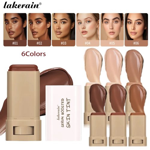 Kem nền dạng thỏi bổ sung serum — che phủ cao, kiêm che khuyết điểm & skin tint, làm mịn và căng đầy, dạng du lịch (Bronze)