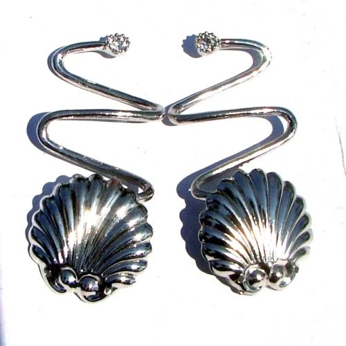 Breloque coquillage (coquille Saint-Jacques) pour tongs — bouton décoratif pour sandales, ornement plage été