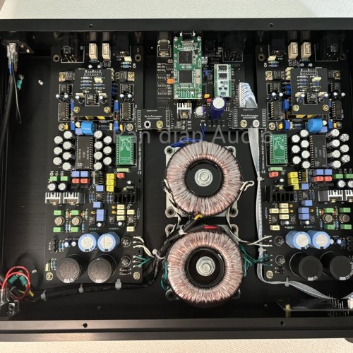 ハイエンド TDA1541*2 DACデコーダー, 2xSAA7220PC+CS8412, 外部クロック 11.2896MHz & 12.288MHz対応, AES+USB+同軸+光端子