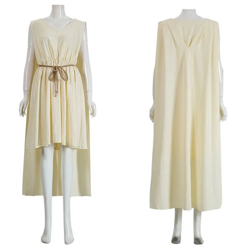 2026 "The Odyssey" Helen Cosplay Kostüm für Damen – Kapuzenkleid mit Gürtel, Halloween-/Party-Kostüm