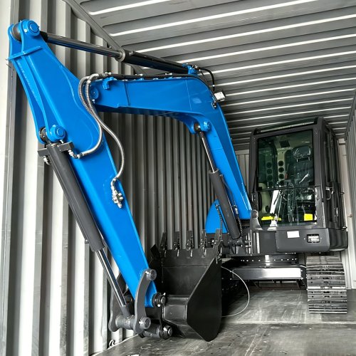 Chinese 6/8 Ton Crawler Excavator - Diesel Engine (EPA Compliant), Hydraulic Grapple