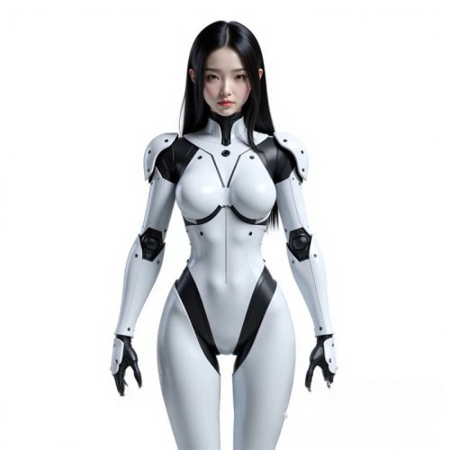 Robot umanoide di accoglienza intelligente — Robot per reception con espressioni facciali e movimenti degli arti