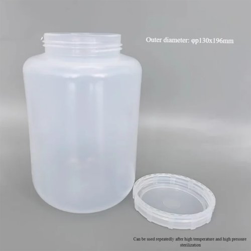 Botella para centrífuga 2 L (2000 ml), boca ancha, gran capacidad, universal